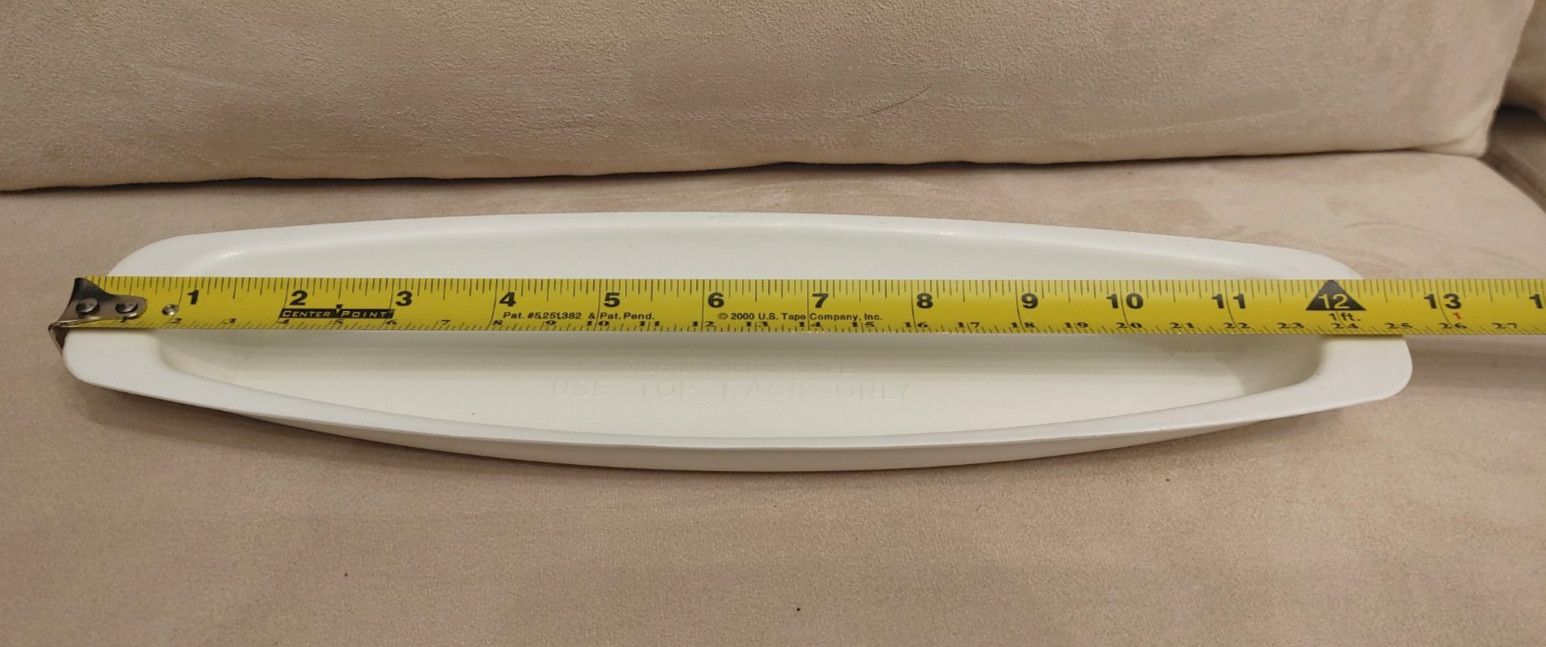 George Foreman Grill Replacement DRIP TRAY ONLY White Grease Catcher 11”