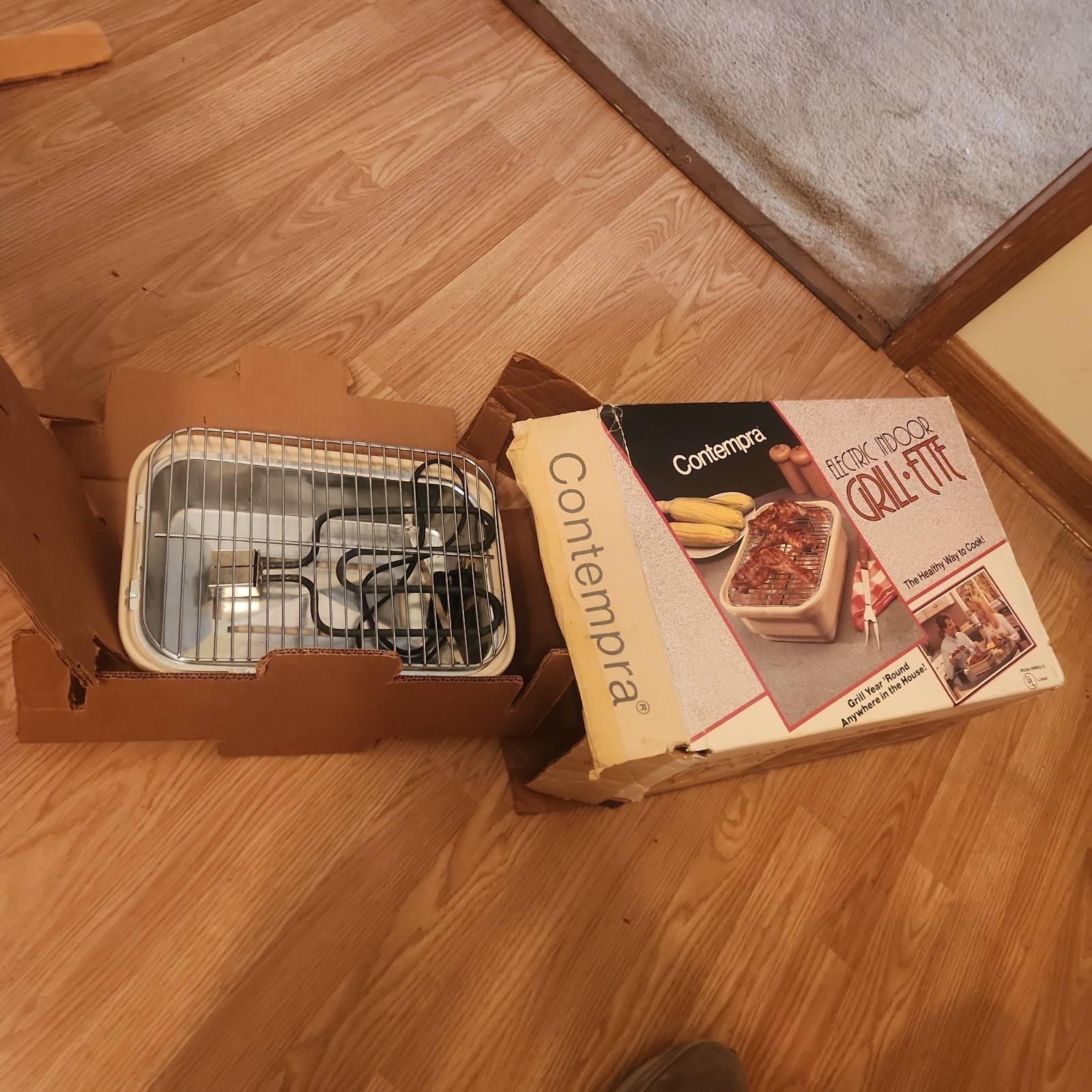 Vintage Contempra MMG-10-100 Grill-Ette Ceramic Indoor Electric Grill