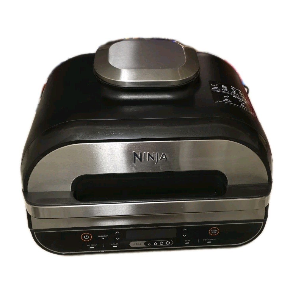 Ninja BG500A Foodi 5 In 1 Indoor Grill and Air Fryer Stainless Steel Cooking Pot