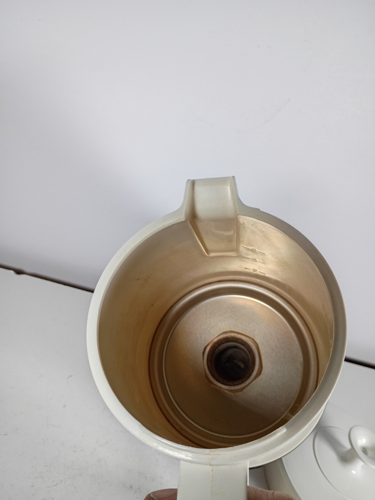 Vintage Blue Floral Regal Poly Hot Pot 5 Cup Electric Tea Coffee Water Kettle