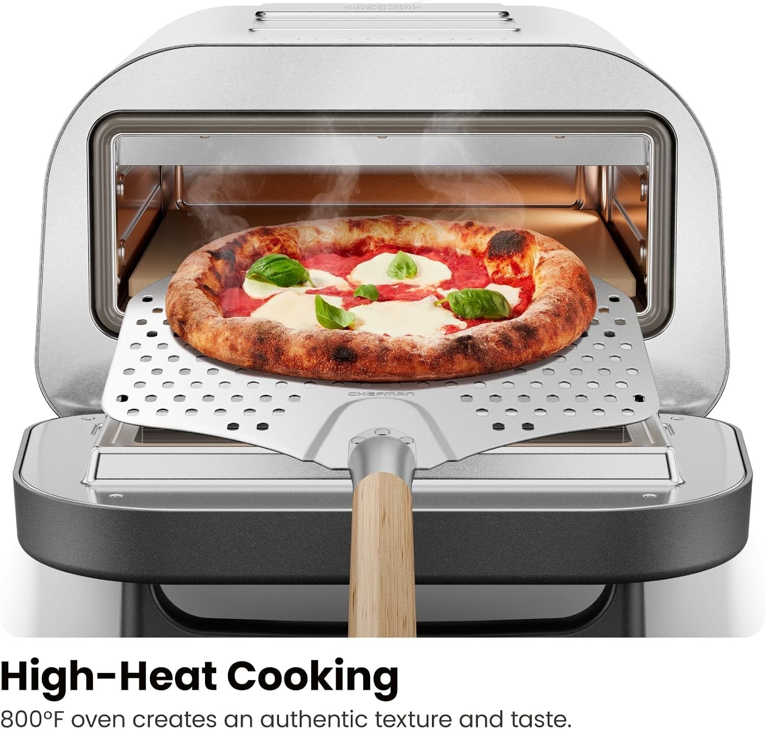 Indoor Pizza Oven – Makes 12 Inch Pizzas in Minutes, Heats up to 800°F – Coun…