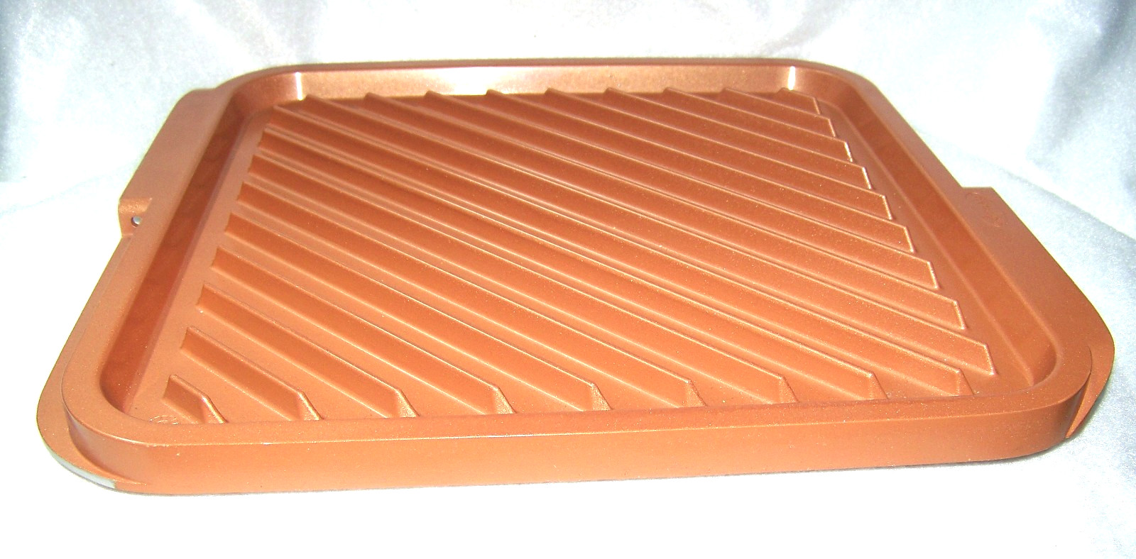 Gotham Steel Reversible Indoor 11 ” Grill and Griddle Pan Titanium Ceramic