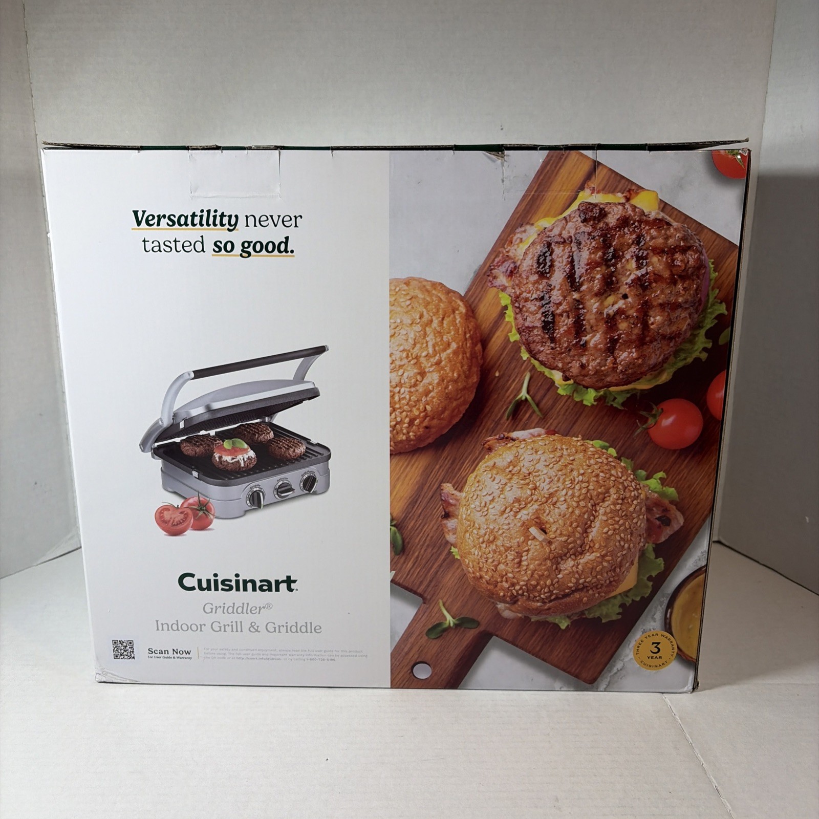 Cuisinart Griddler Indoor Grill & Griddle 5-in-1
