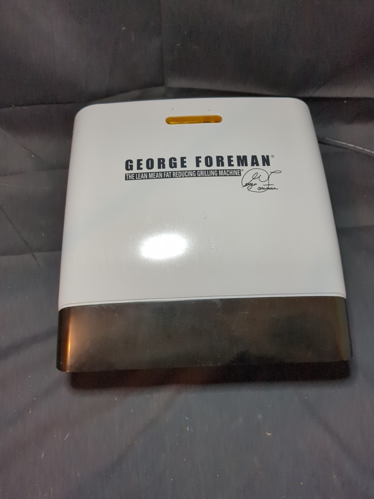 GEORGE FOREMAN GRILL GR0038W Champ Non-Stick. 7″ x 6″ No Drip Tray