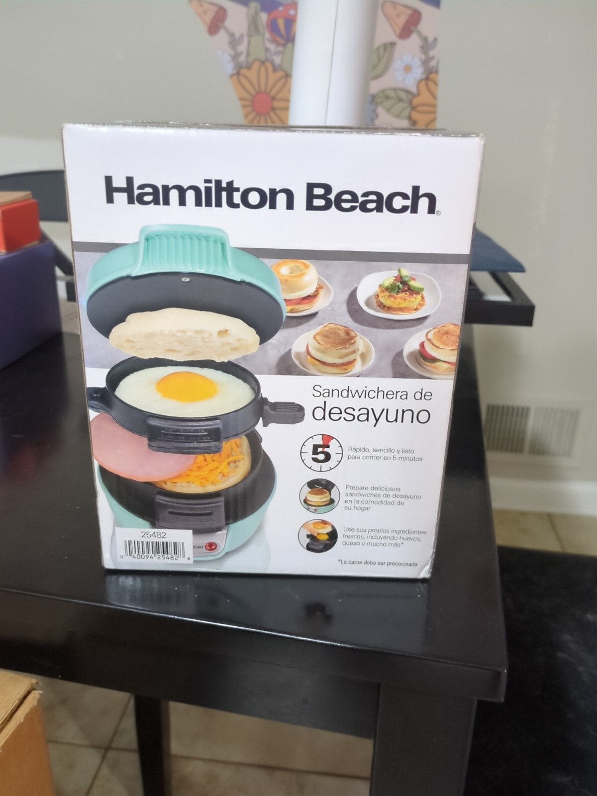 NEW! Hamilton Beach Perfect Breakfast Sandwich Maker Mint (25482)