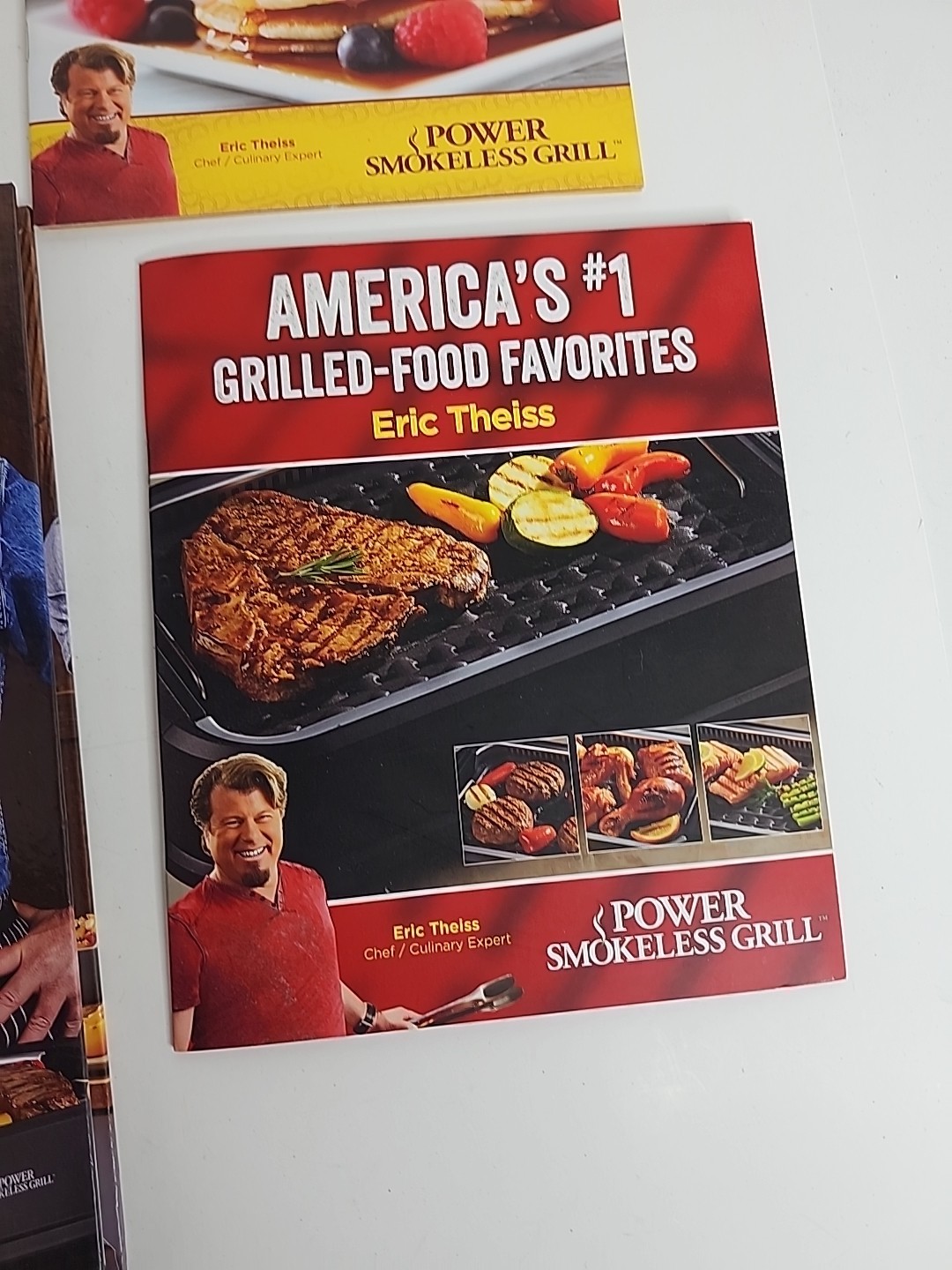 Power Smokeless Grill PG-1500 Owners Manual & Recipe Griddle Guide Favorite New