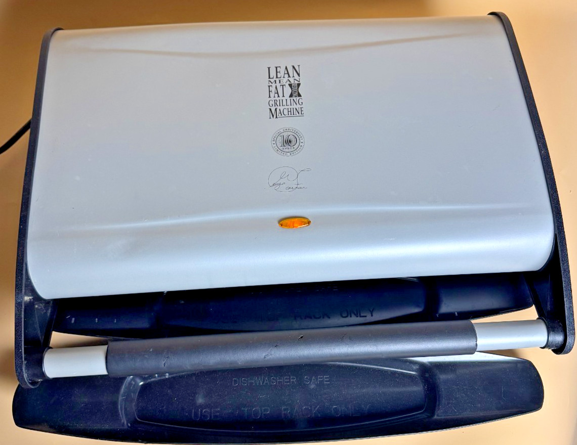 George Foreman GRV160S Lean Mean Fat Reducing Grilling Machine 10th Anniversary