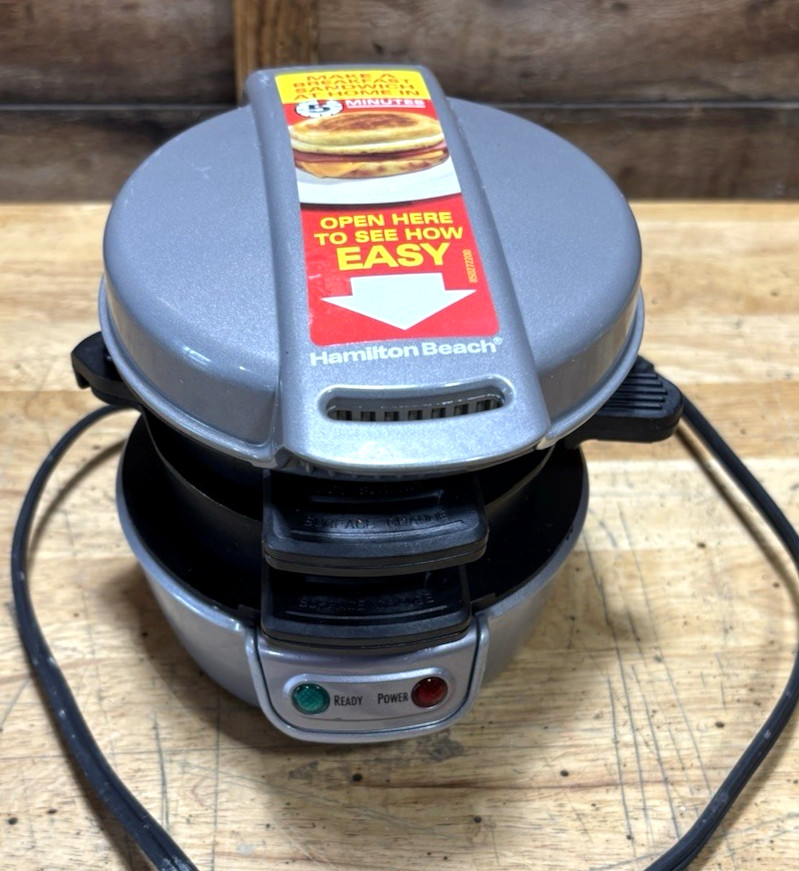 Hamilton Beach Breakfast Sandwich Maker 25475 – ST29 Egg McMuffin Style