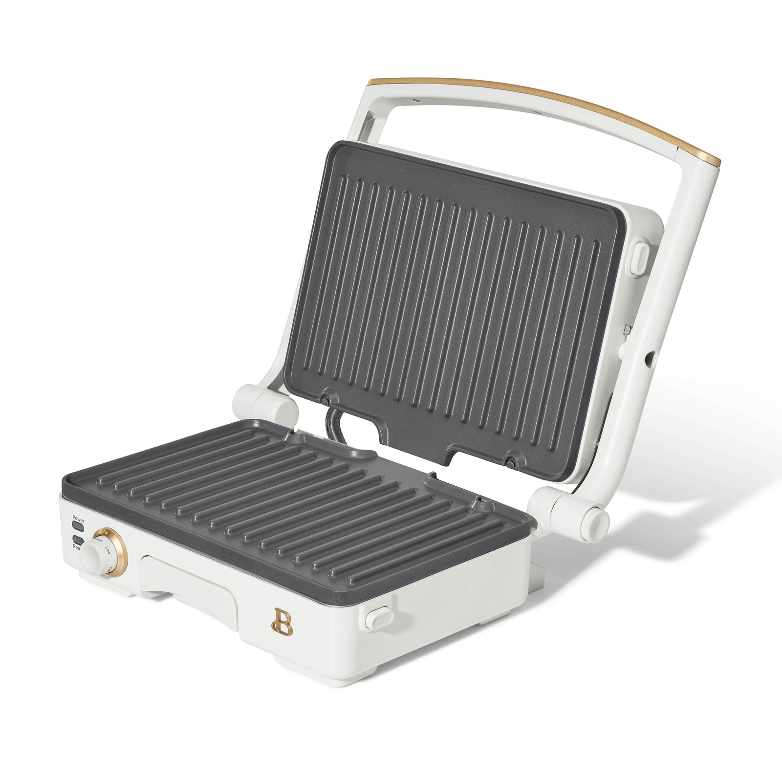 2-in-1 Panini Press & Grill, White Icing by Drew Barrymore