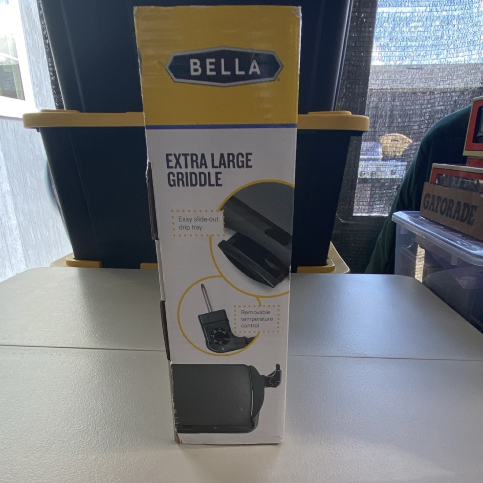 Bella Extra Large Electric Griddle GH-028 10.5x20in 1500W Non-Stick New In Box