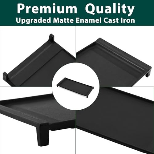 Cast Iron Griddle 19.5″ x 9″ Center Plate WB31X24738 WB31X49806 Gas Stove