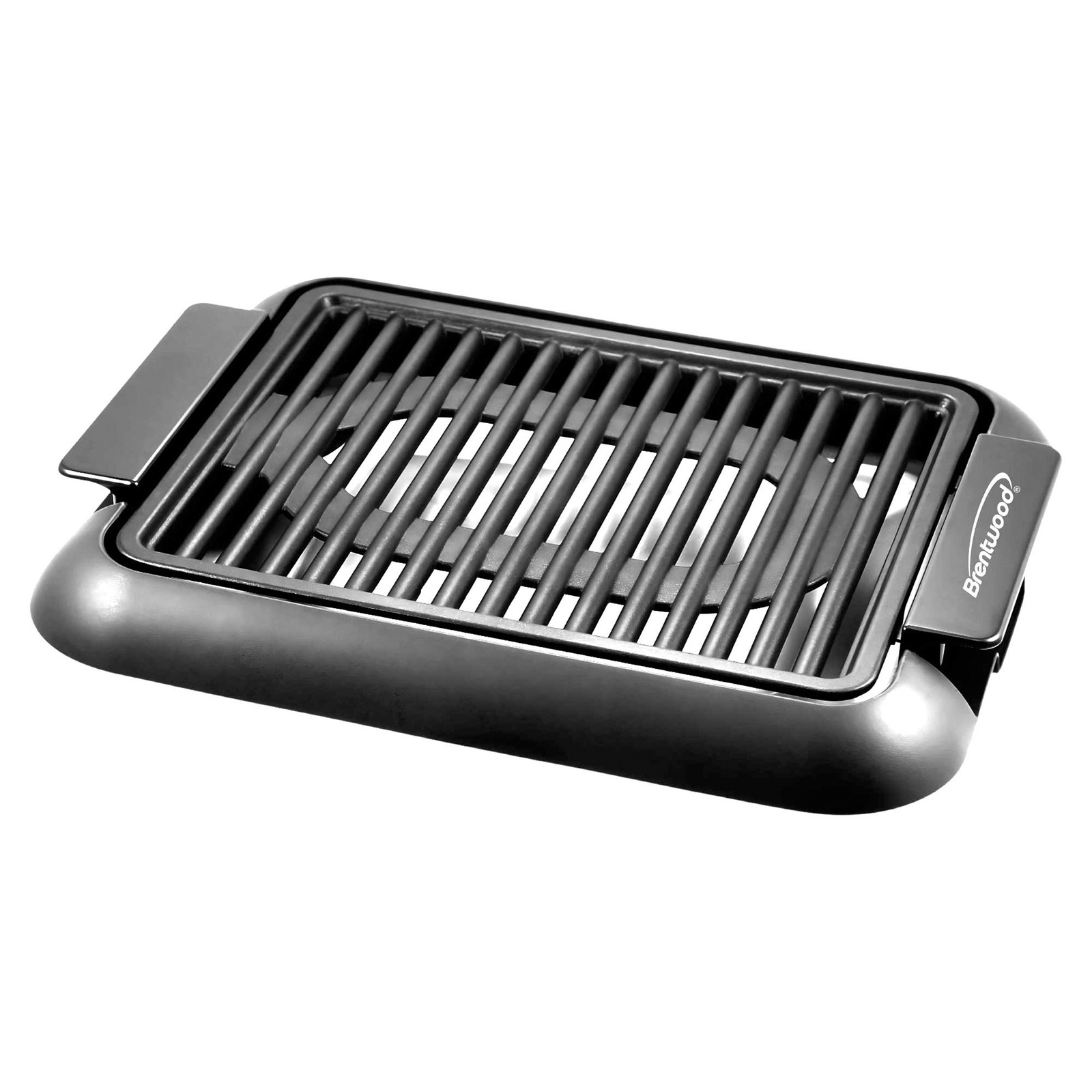 Brentwood 12.6 Inch x 10 Inch Electric Smokeless Indoor Grill with Ceramic