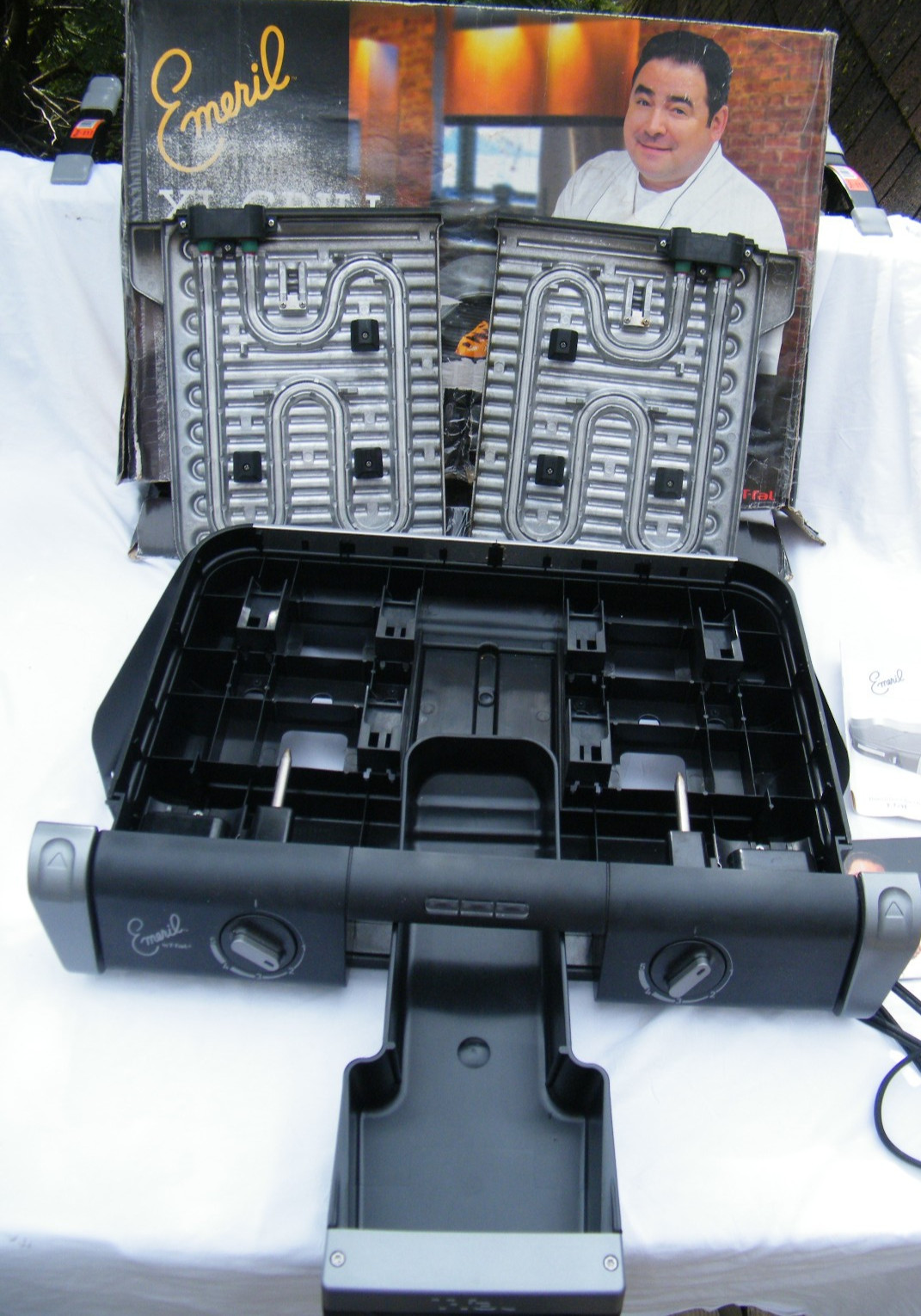 Emeril XL Grill Indoor Electric Grill 1700W Removable Plates Non-stick