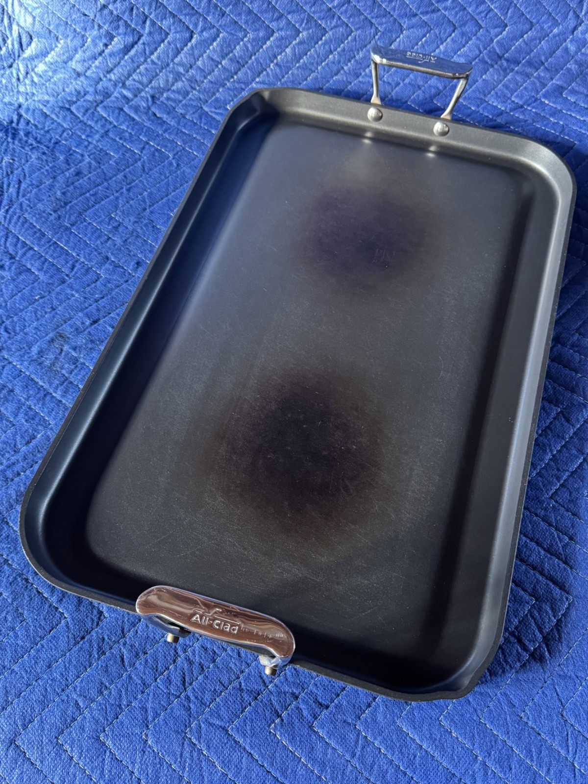 ALL-CLAD 13×20 Non-Stick Double Burner Griddle (Pre Owned)