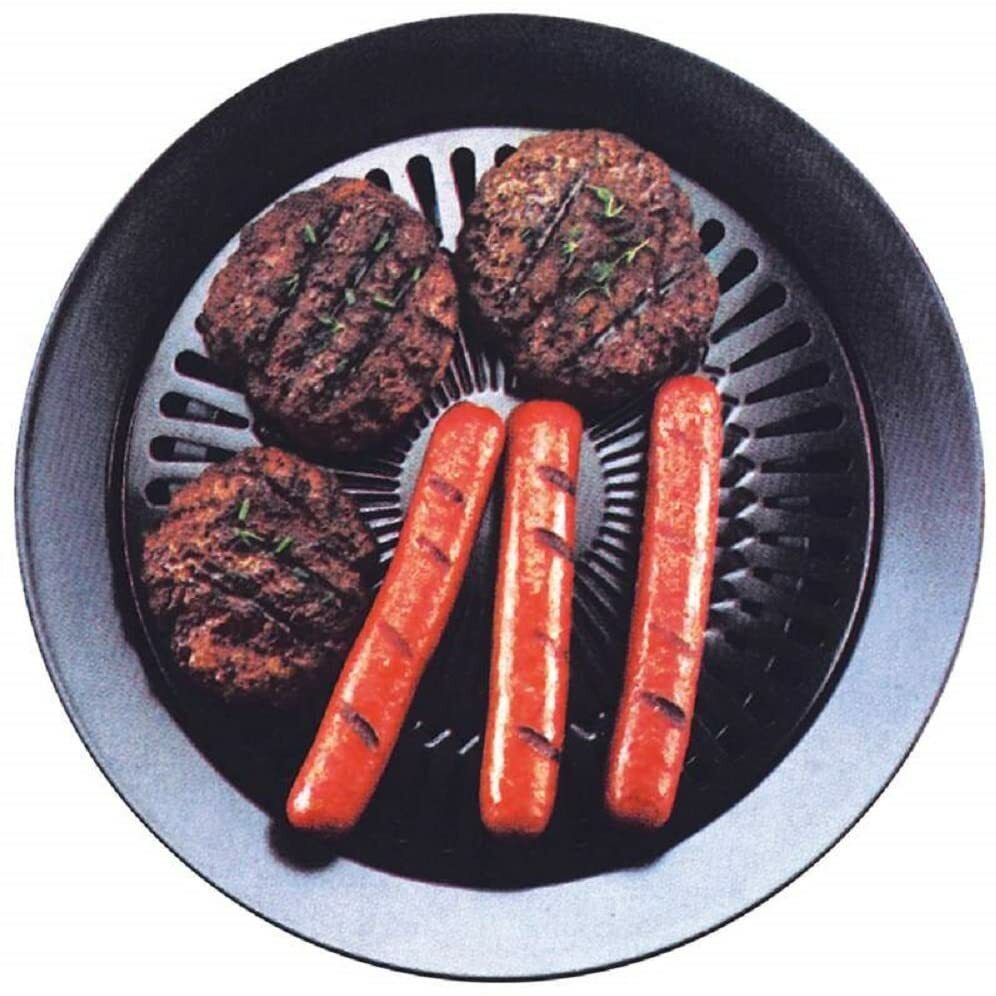 Chefmaster KTGR5 13-Inch Smokeless Stovetop Barbeque Grill