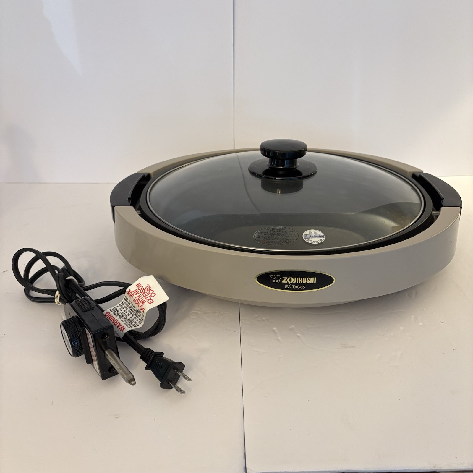 Zojirushi EA‑TAC35 14″ Electric Griddle-Tested/Works; Portable/Tabletop Cooking