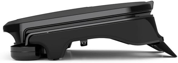 Family-Size Grill & Panini Press, Nonstick Ceramic Coating, Fat-Removing Slope,