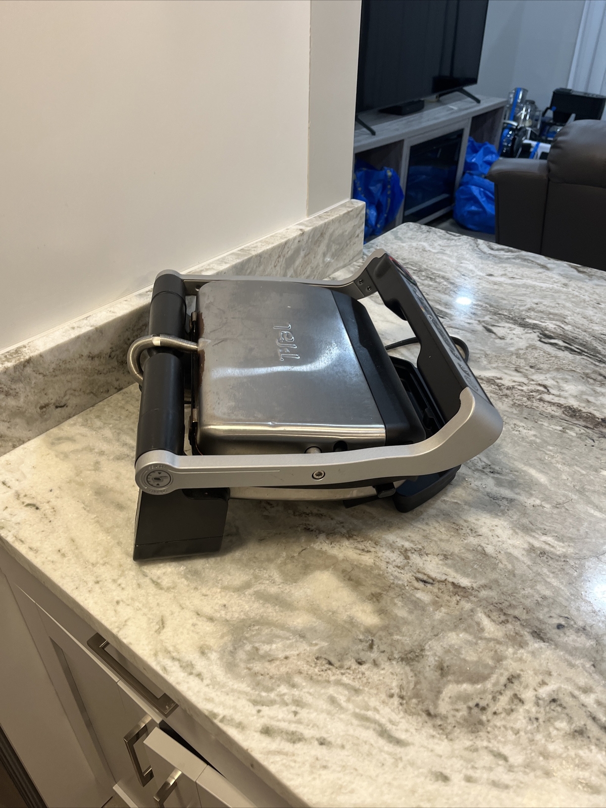 T-Fal OptiGrill 8351s1 Meat Grill Automatic Sensor Indoor Grill Stainless
