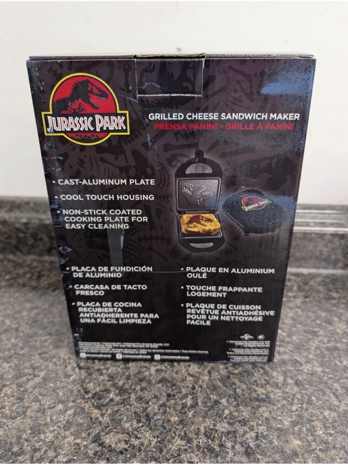 NEW Jurassic Park Collectible Movie Grilled Cheese Sandwich Panini Maker