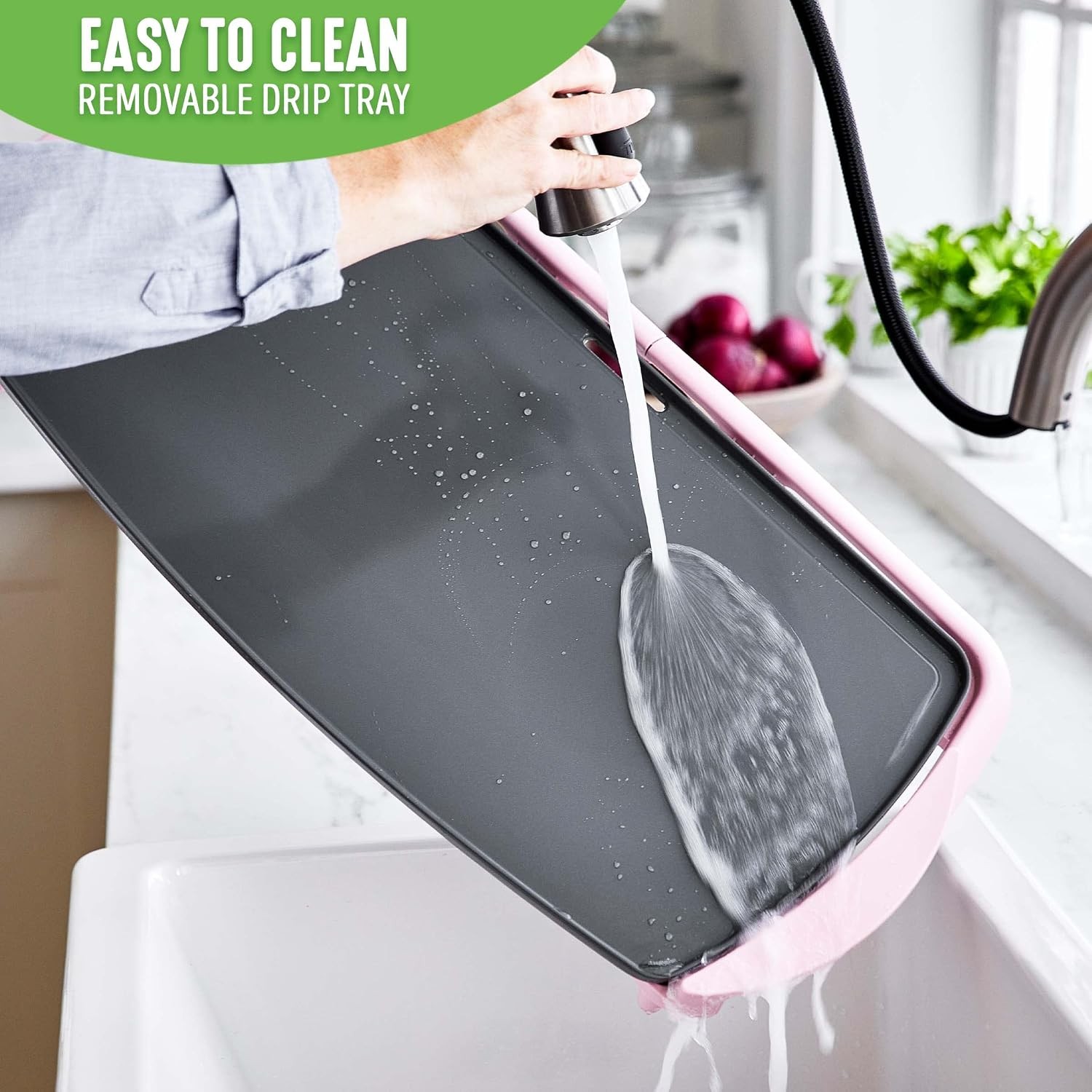 20″ Extra Large Electric Griddle Non-Toxic PFAS-Free Ceramic Nonstick