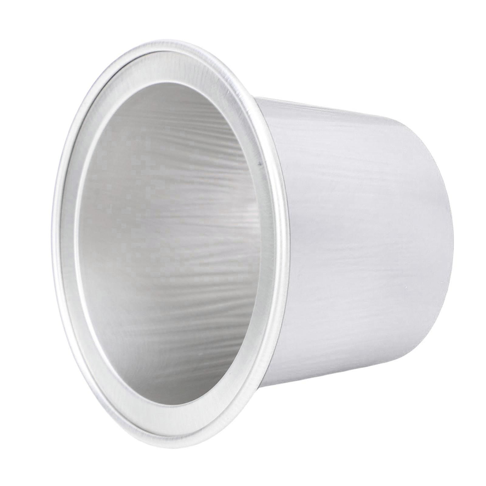 100 Pcs 15ml Empty Coffee Capsule Cups Aluminum Foil Refillable Coffee Capsu CHU