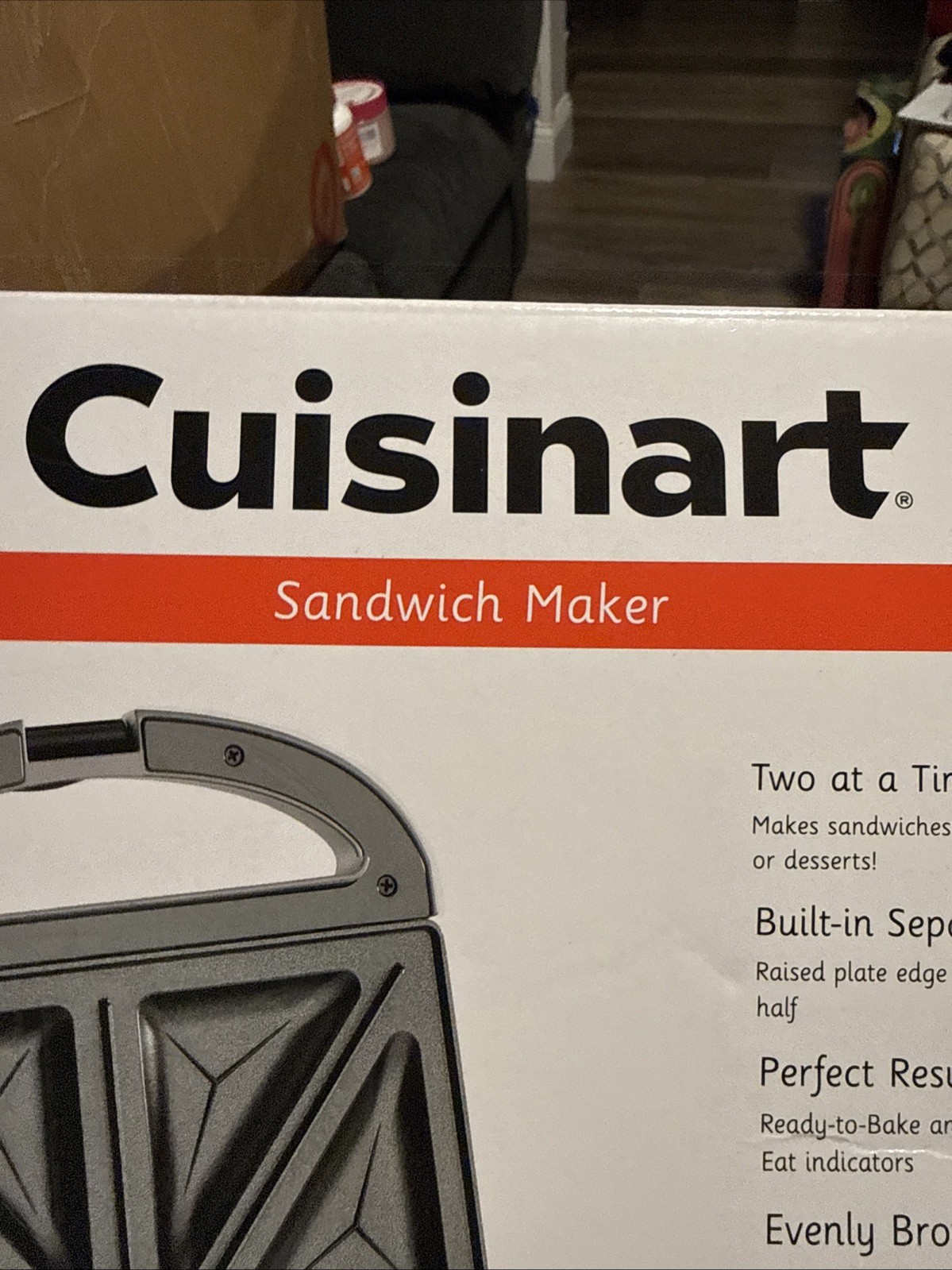 Cuisinart Sandwich Maker – Silver – Model WM-SW2N1NAS