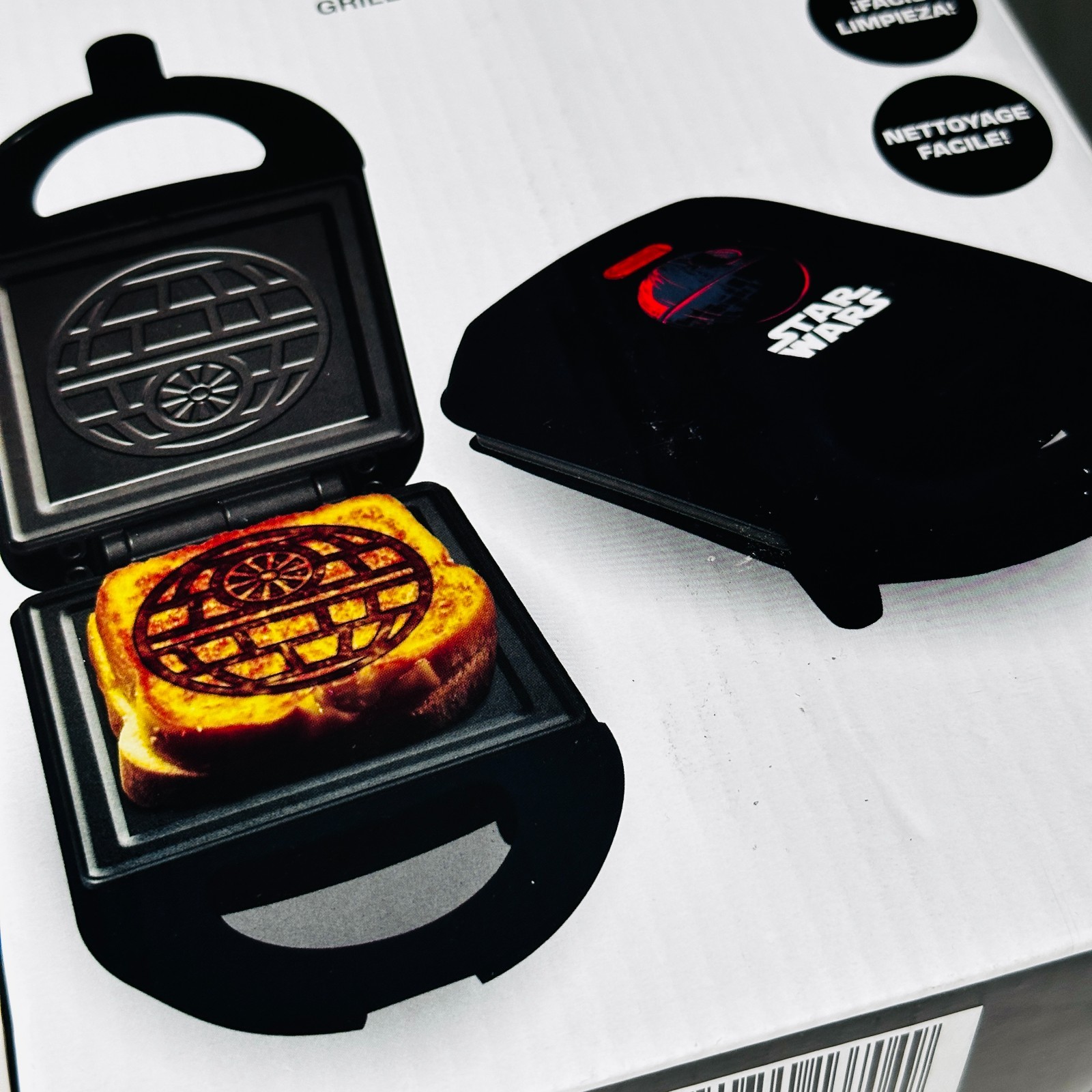 Star Wars Death Star Grilled Cheese Sandwich Maker Press Panini Disney Non Stick