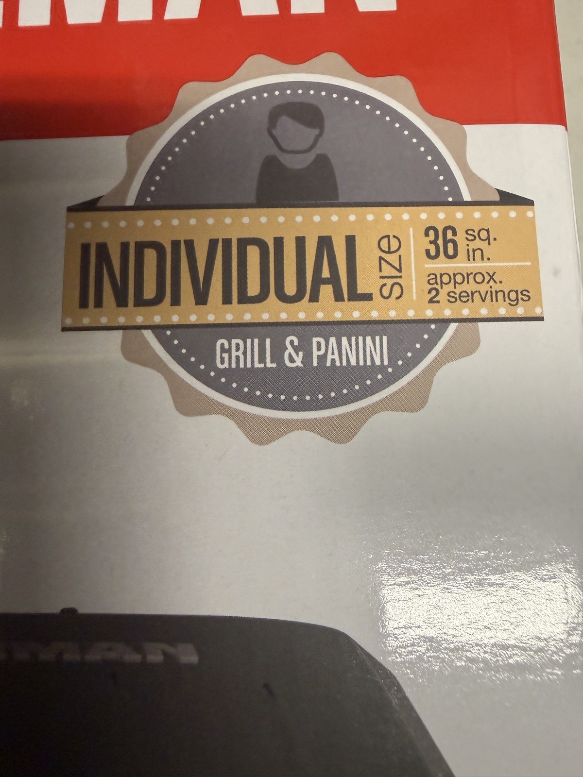 George Foreman Indoor Grill GRS040BC | Non-Stick, Compact, New in Box
