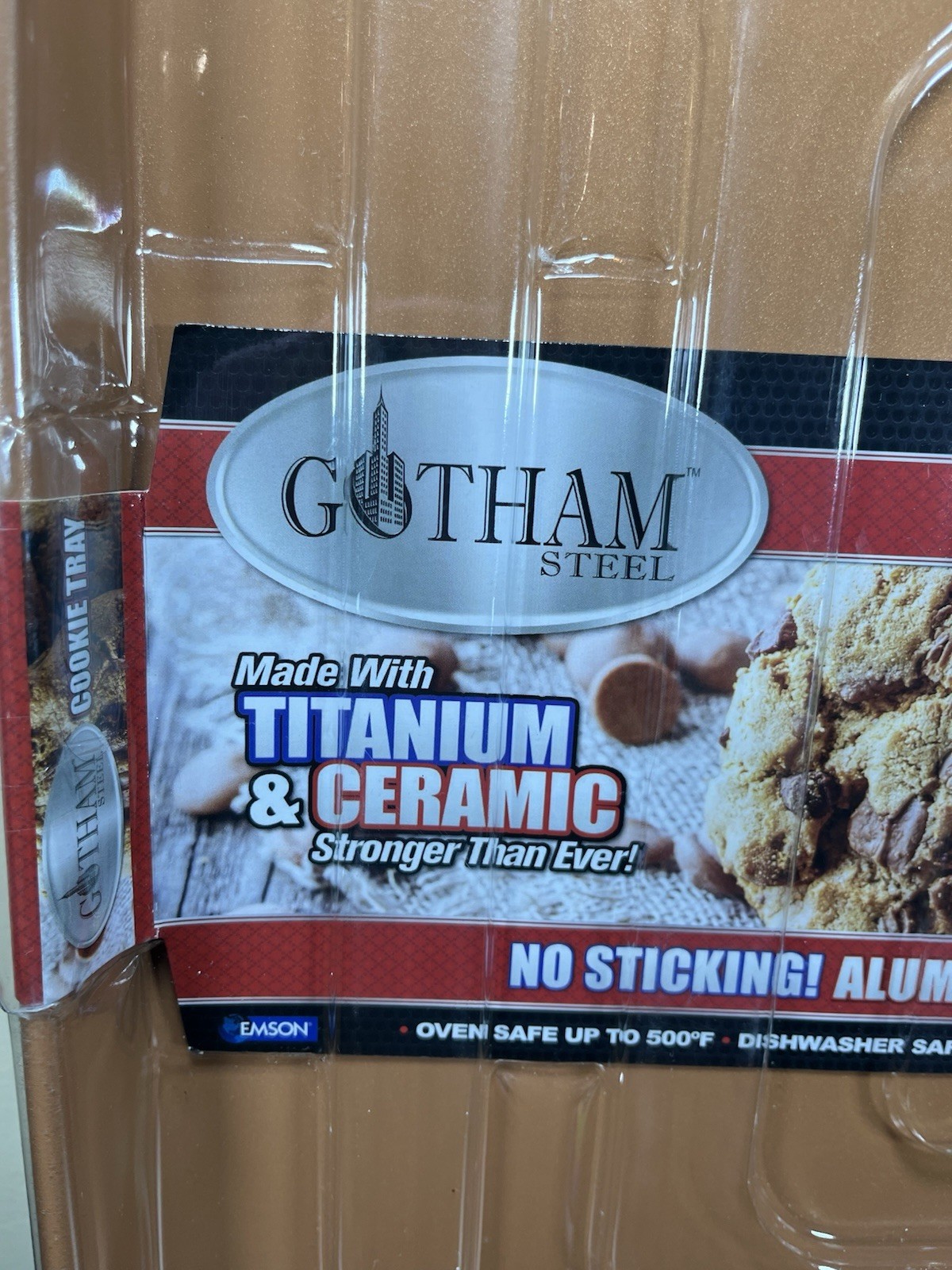 GOTHAM STEEL Cookie Tray Pan Nonstick Titanium Ceramic Coating oven safe NEW