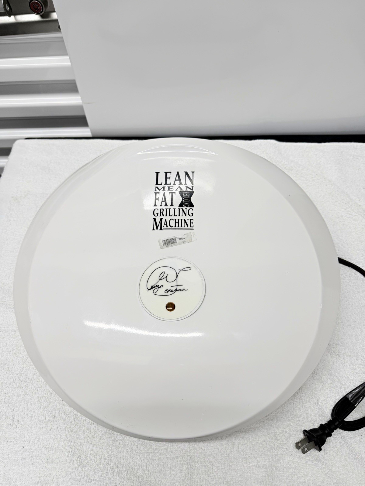 George Foreman GR-36 Electric Contact Grill 1400W Non-Stick White/Gray