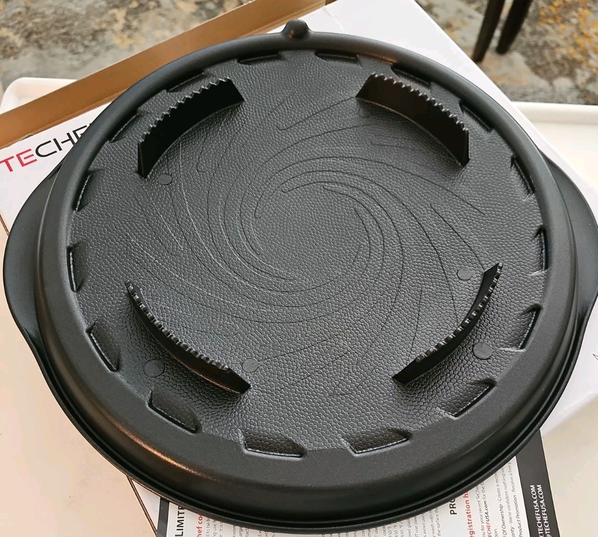 TeChef Stovetop Korean BBQ Grill Pan Non-Stick with Teflon Select PFOA Free NIB