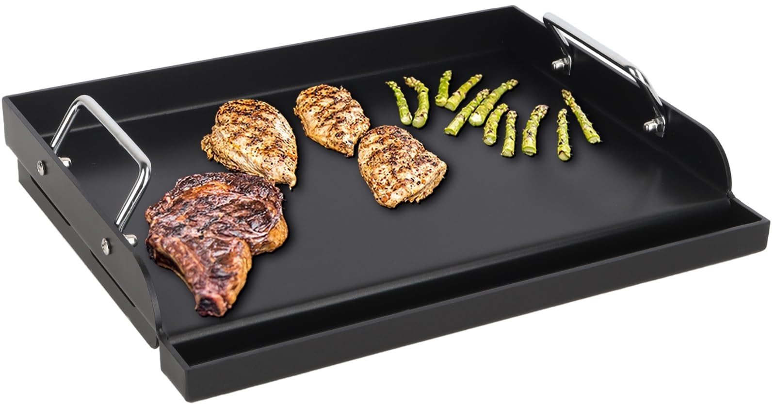 PETKAO Universal Flat Top Griddle Gas/Electric/Charcoal Grill/Stove Top BBQ