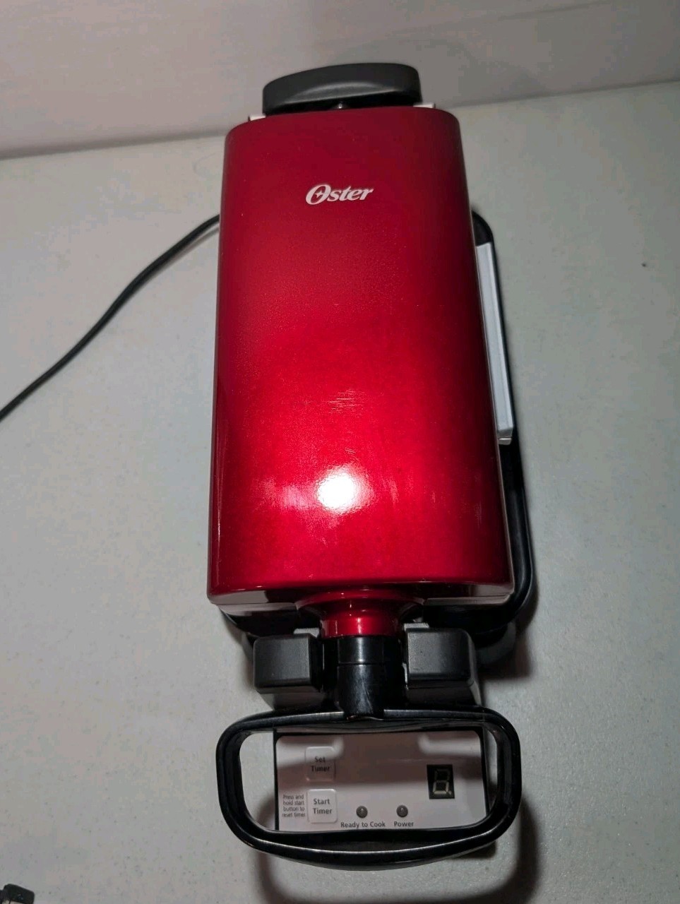 Oster 7-Minute Grill with DuraCeramic Coating and Digital Timer USED.