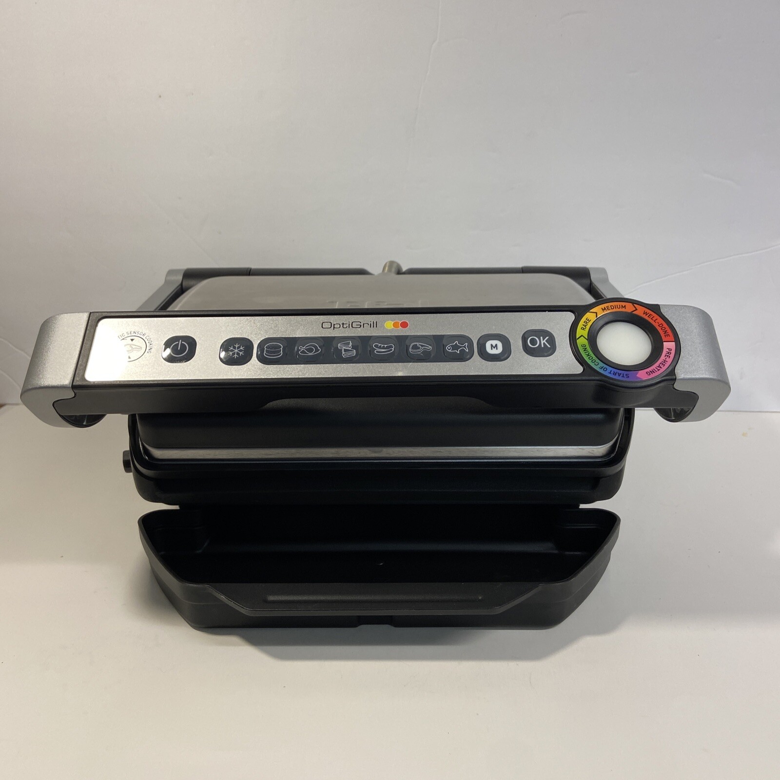 T-Fal OptiGrill 8351s1 Meat Grill Automatic Sensor Cooking Indoor Grill