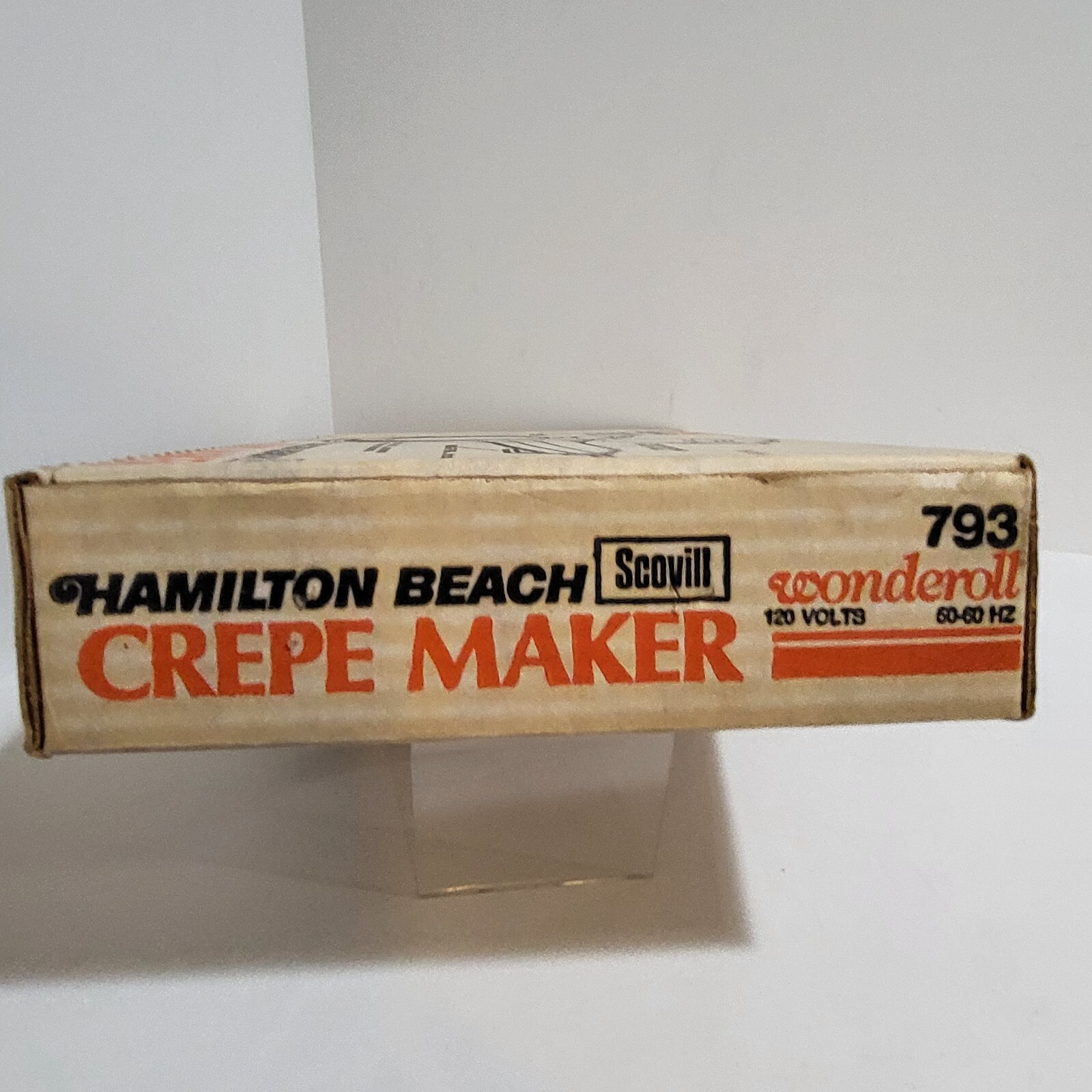 Vtg French Crepe Maker Electric Non Stick Hamilton Beach Wonderoll Scovill New
