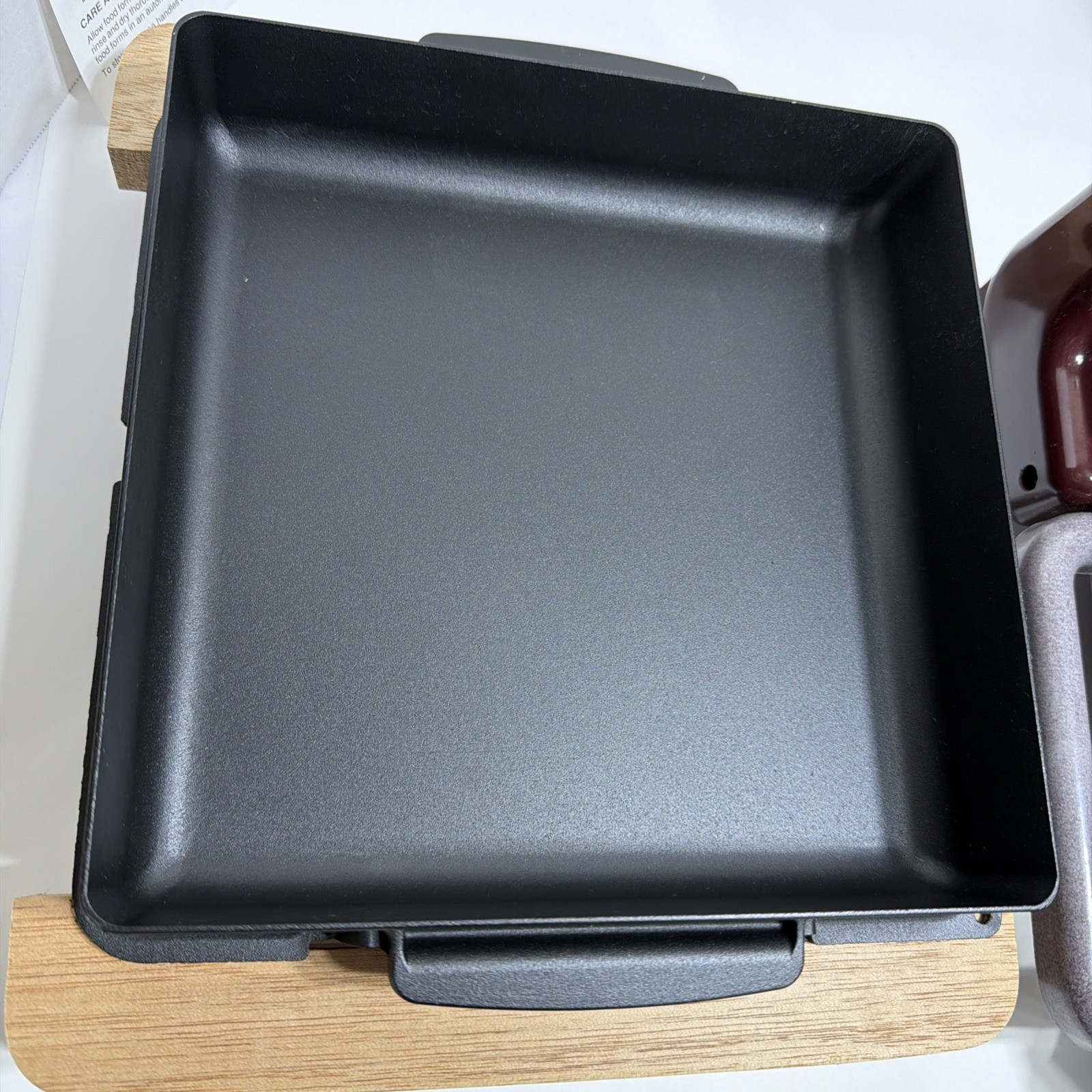 Toastmaster Grillerie 2000 Indoor Electric Speed Grill Bakery Red Brown Works