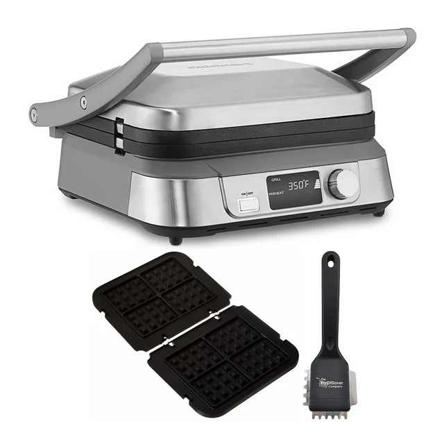 CUISINART GR-5BP1 Compact Grill – Griddler – Panini Press Multi Function Grill
