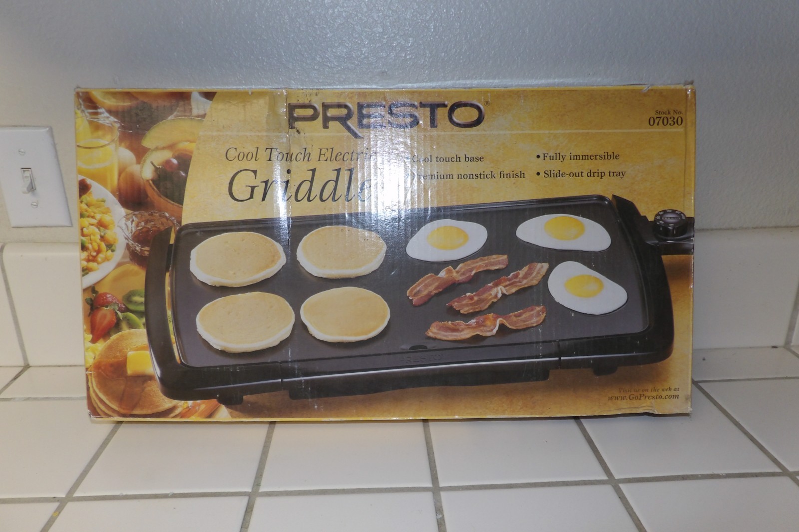 Presto Cool Touch Electric Griddle