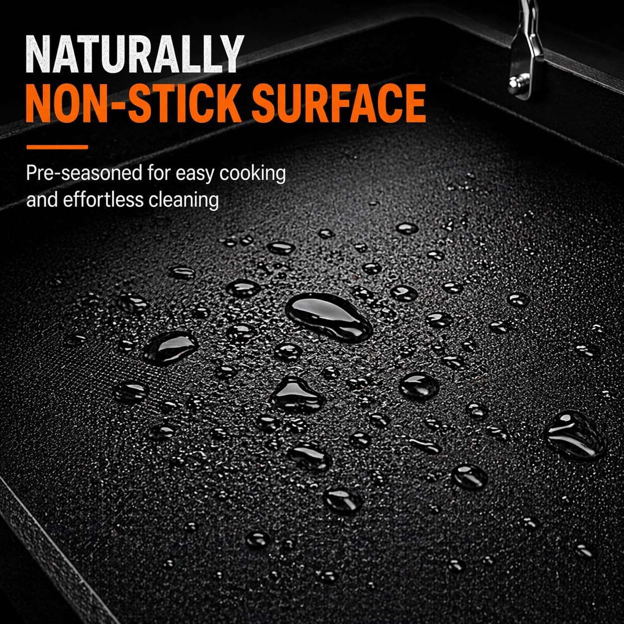 25 X 16 Inch Cast Iron Griddle for Gas Grill, Grill Griddle Plate, Nonstick | Fl
