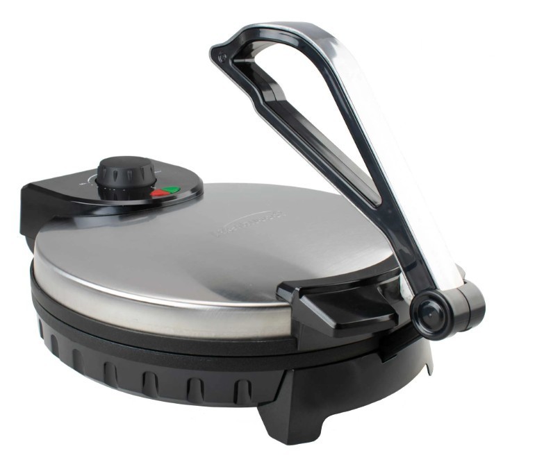 Tortilla Maker 10″ Brentwood Electric Non-Stick Adjustable Temp Stainless Steel