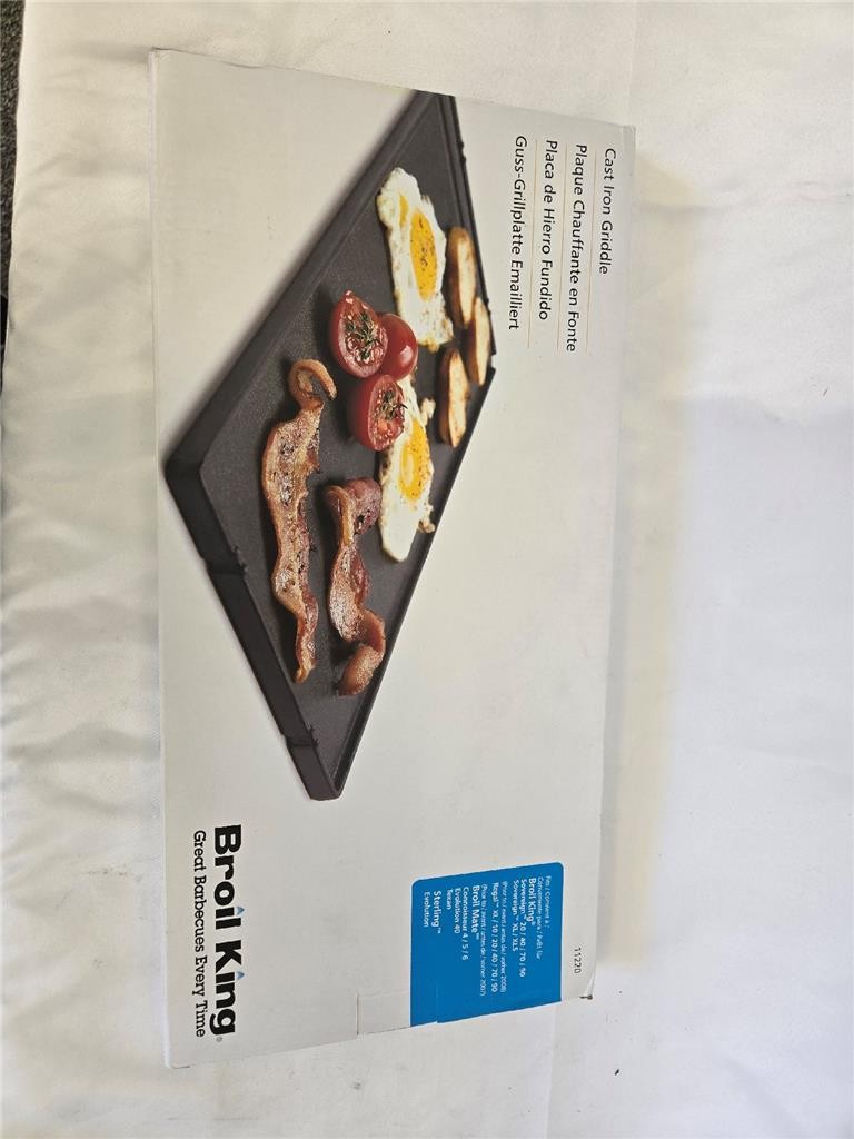 = Broil King Cast Iron Griddle Fits Sovereign XL XLS Regal XL Sterling Evolution