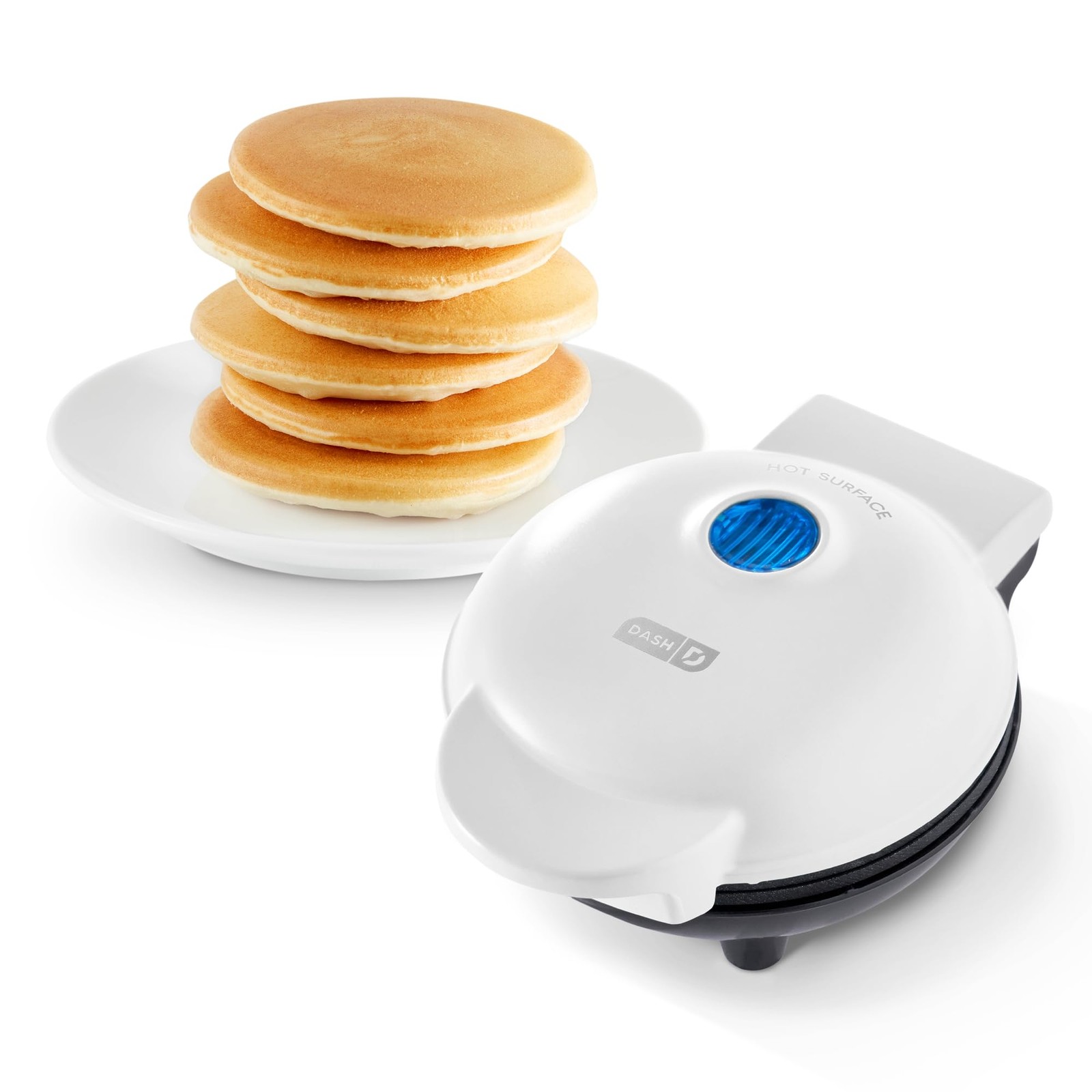 DASH Mini Griddle Maker 4 Inch Compact Nonstick for Pancakes Eggs Cookies RV Use