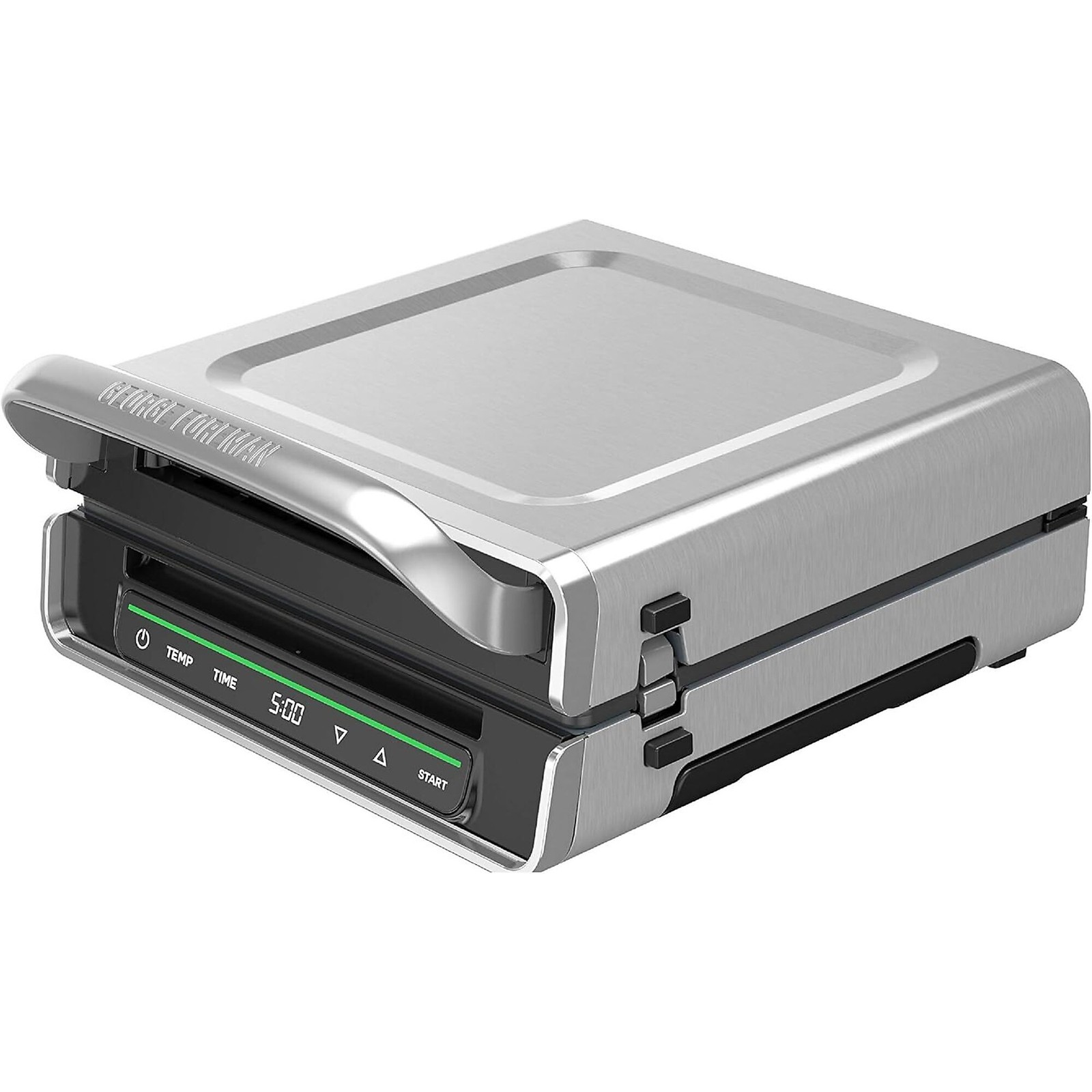 George Foreman Smokeless Indoor Grill, Digital Touchscreen, 4–6 Serving