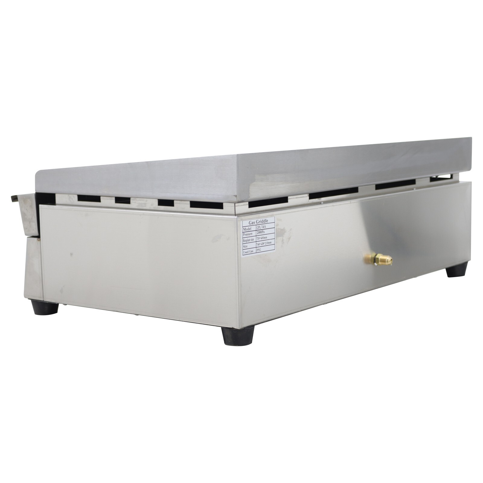 Natural Gas Grill Griddle 29″ Countertop Griddle Flat Top Grill Hot Plate 2000Pa