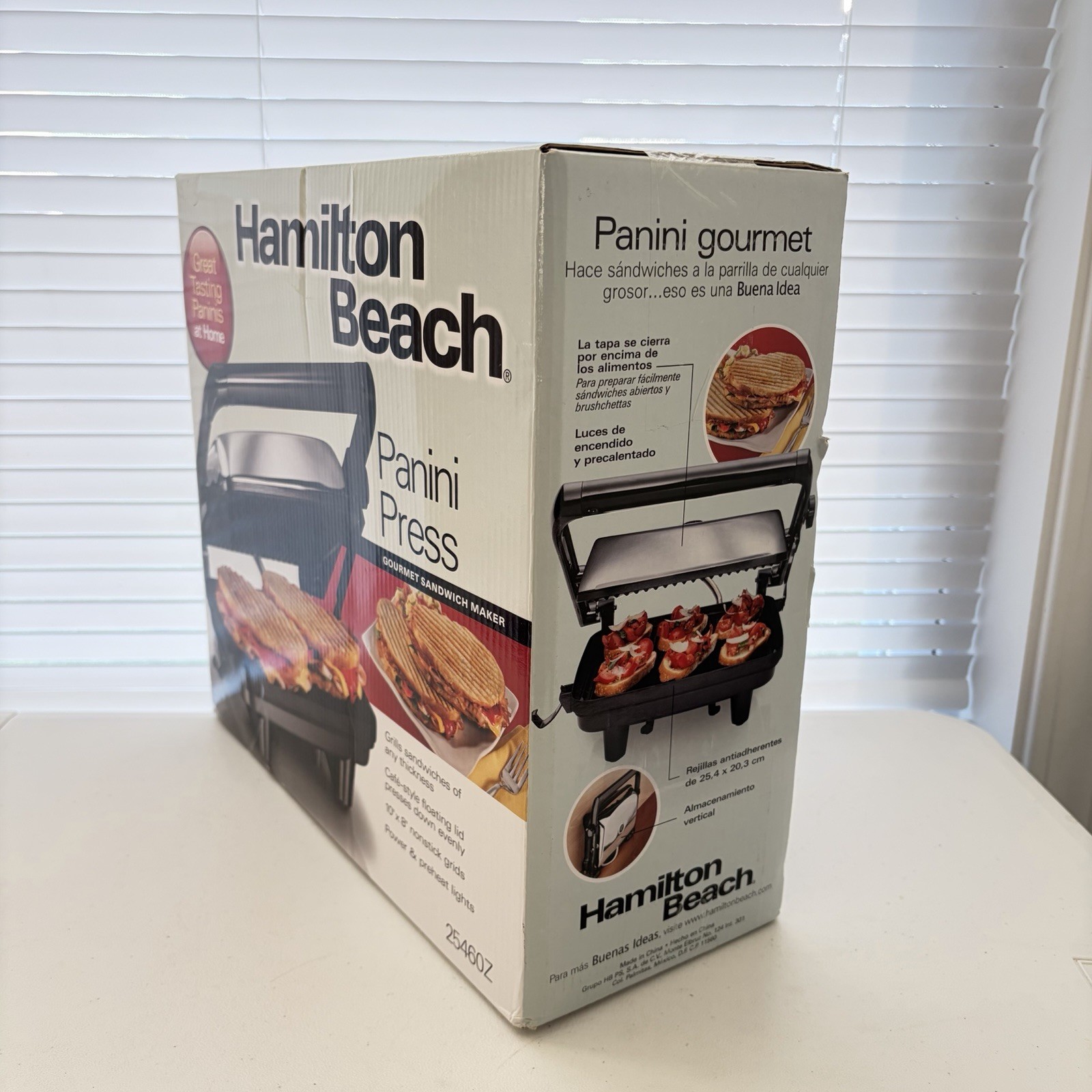 Hamilton Beach 3 In 1 Panini Press And Sandwich Maker NEW 25460z