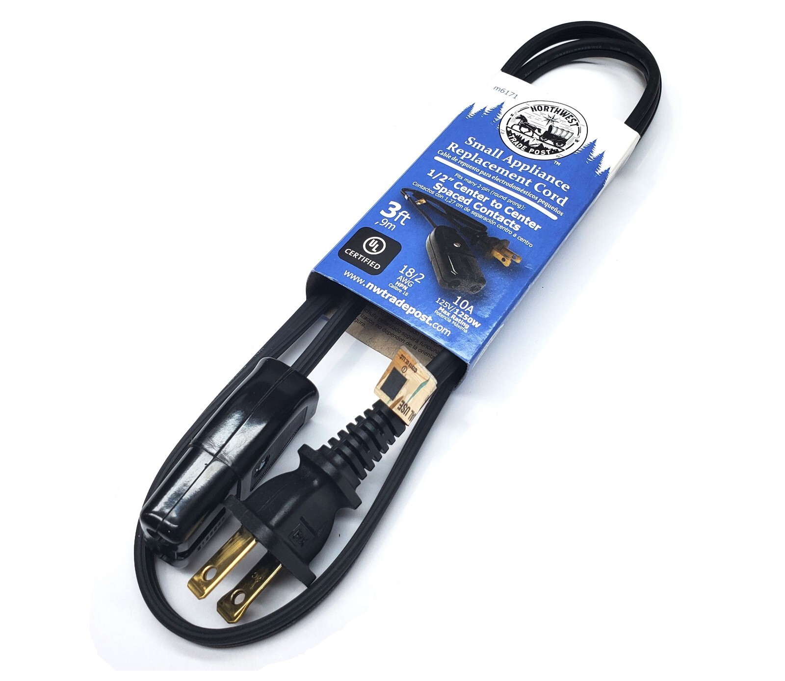 Power Cord for Maverick Indoor Electric Grill Model MG-20 MG-30 D-2800 14-308 +