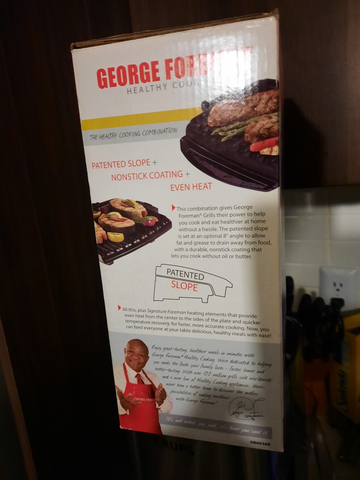 NEW in BOX George Foreman Champ black Grill from 2010
