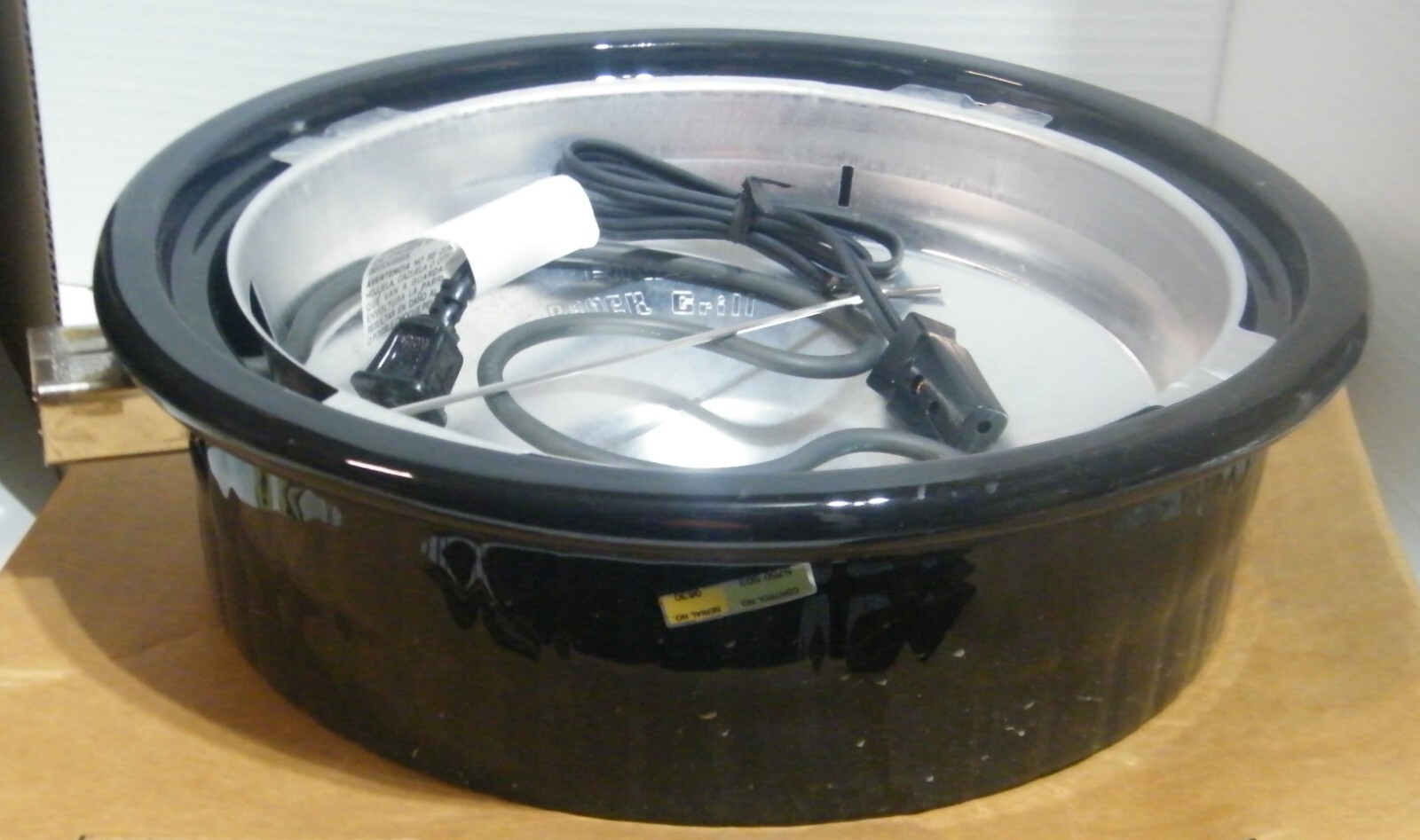 Rival Crock Grill Smokeless Indoor Electric Grill Black USA 5750 NIB