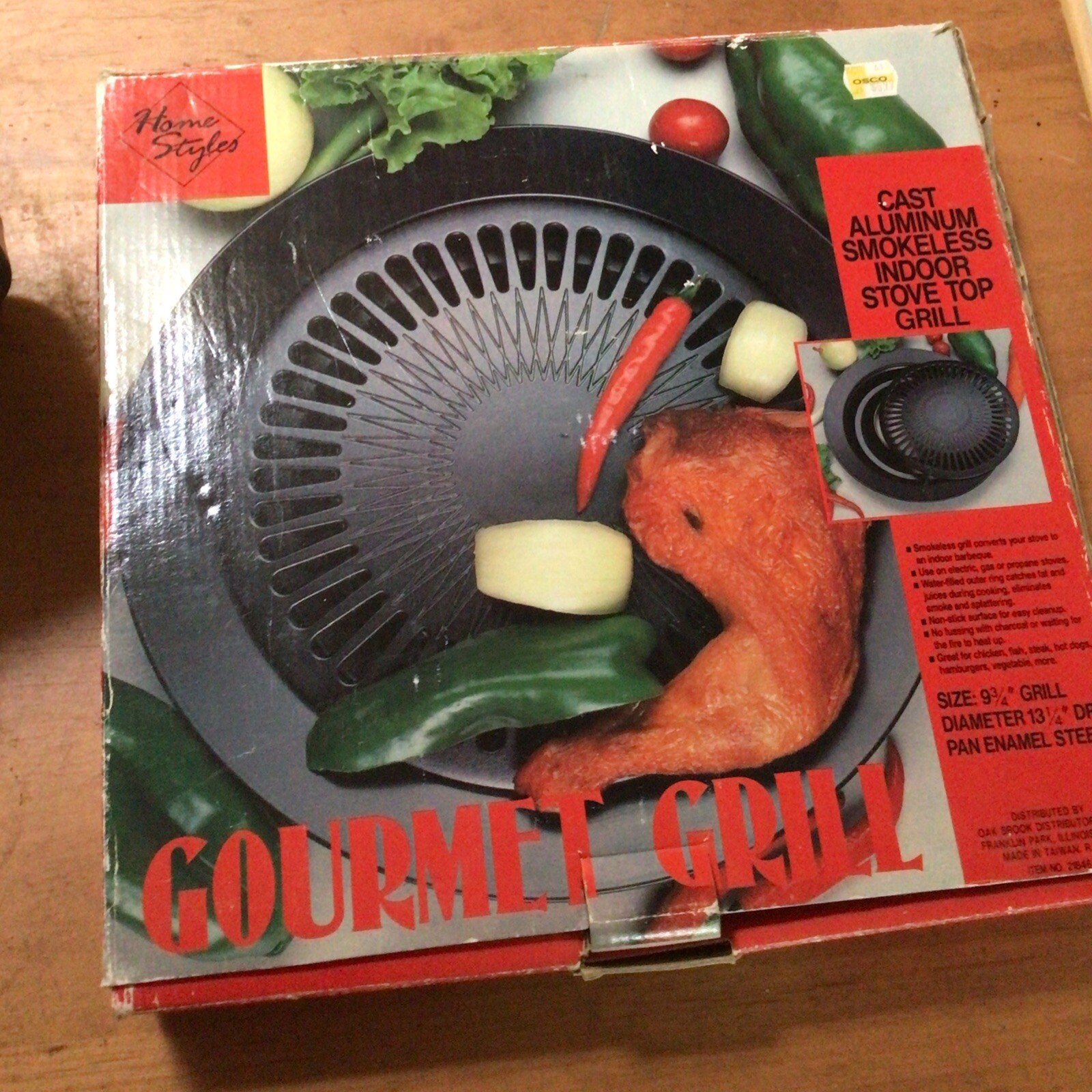 Gourmet Grill – Chefmaster Smokeless Indoor Barbeque Grill VGUC