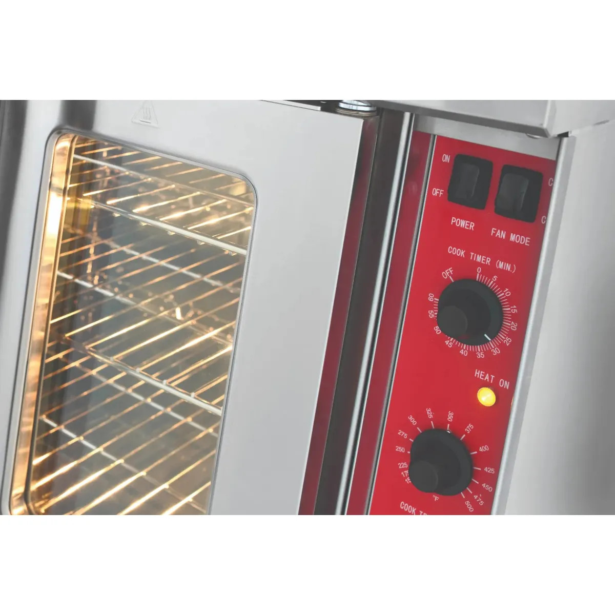 Kratos Commerial Oven Double Floor Electric Convection Oven, 240V, 1 Phase